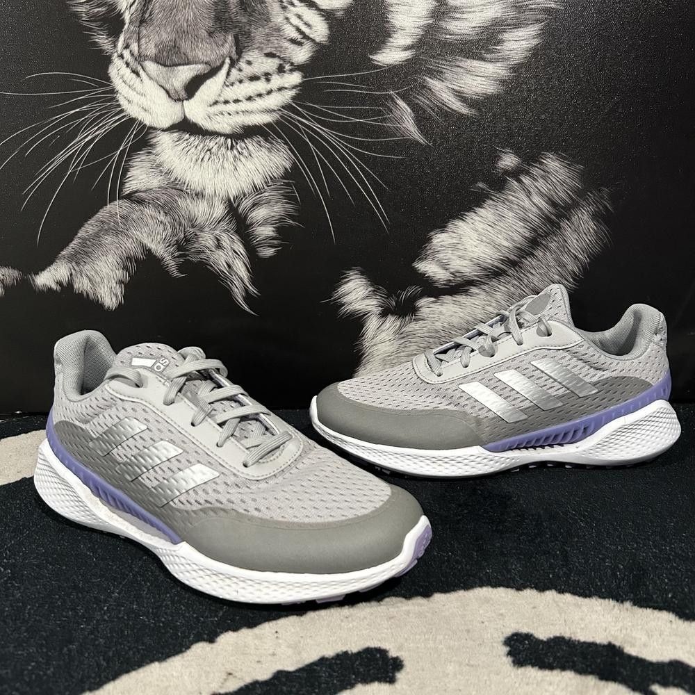 Adidas Summervent GV9749 Golf Sneaker Shoe Women 9 Gray Mesh Spikeless Cushioned